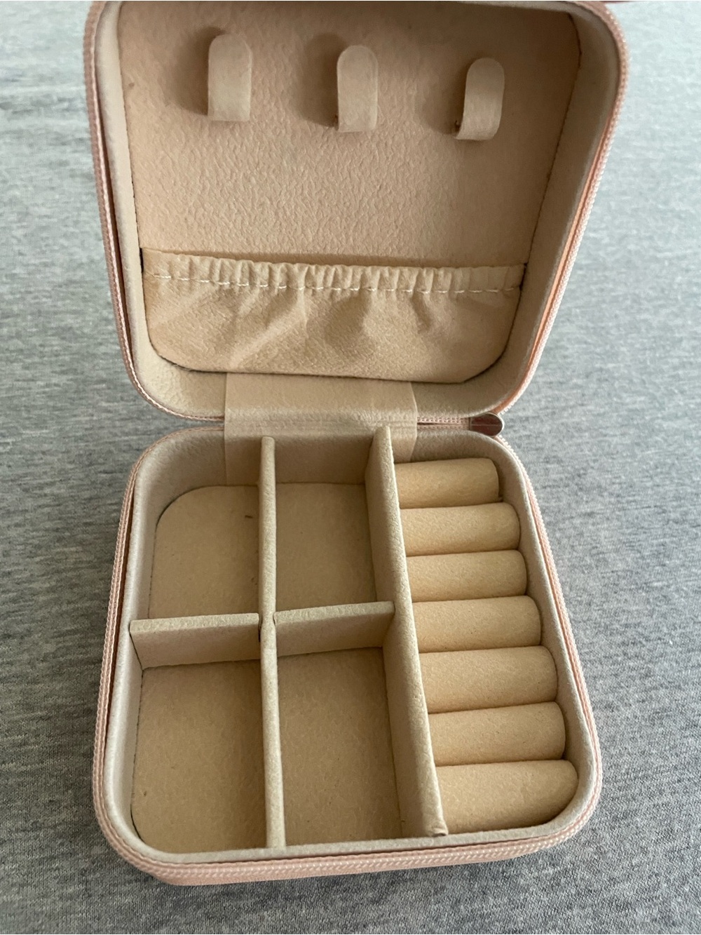 Compact Pink Travel Jewelry Box - Unbranded